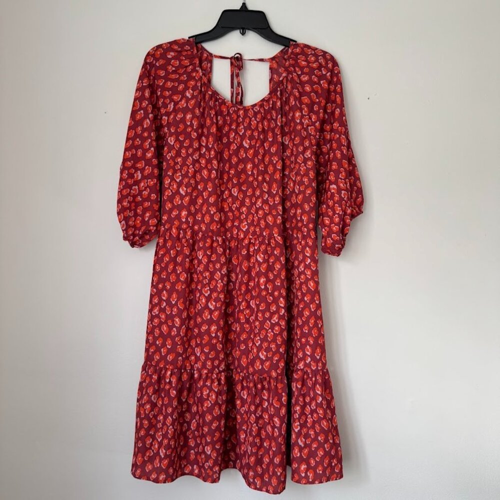 Collective Concepts Pink Animal Print Dress